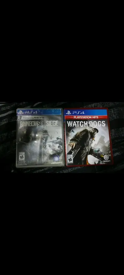 Juegos PS4 Rainbow Six Siege y Watch Dogs - miniatura 1