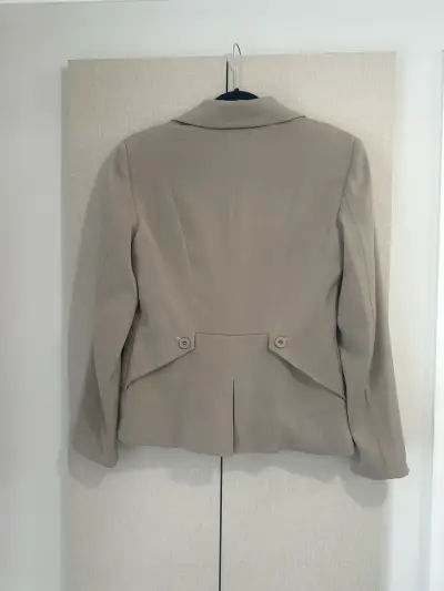🖤Blazer beige elegante para mujer - iO🖤 - miniatura 3