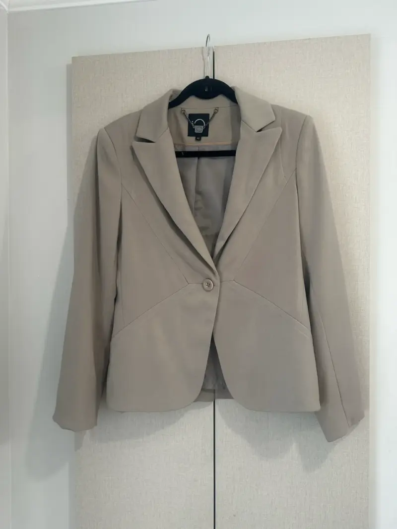 🖤Blazer beige elegante para mujer - iO🖤 - 4