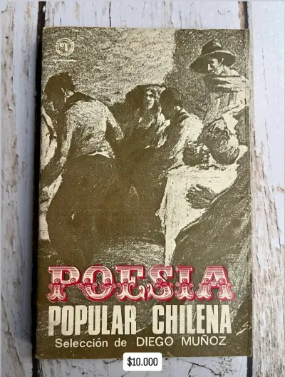 Libro Poesía Popular Chilena de Diego Muñoz - miniatura 1