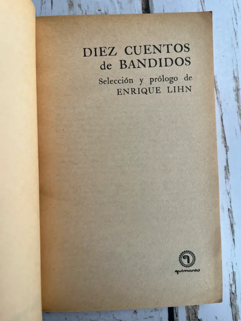 Libro 'Diez cuentos de bandidos' de Enrique Lihn - 4