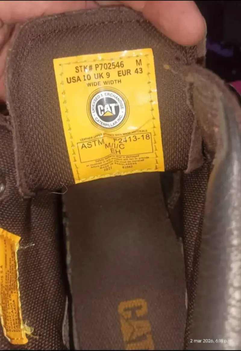 Botas de seguridad CAT punta de acero precio 65 - 5