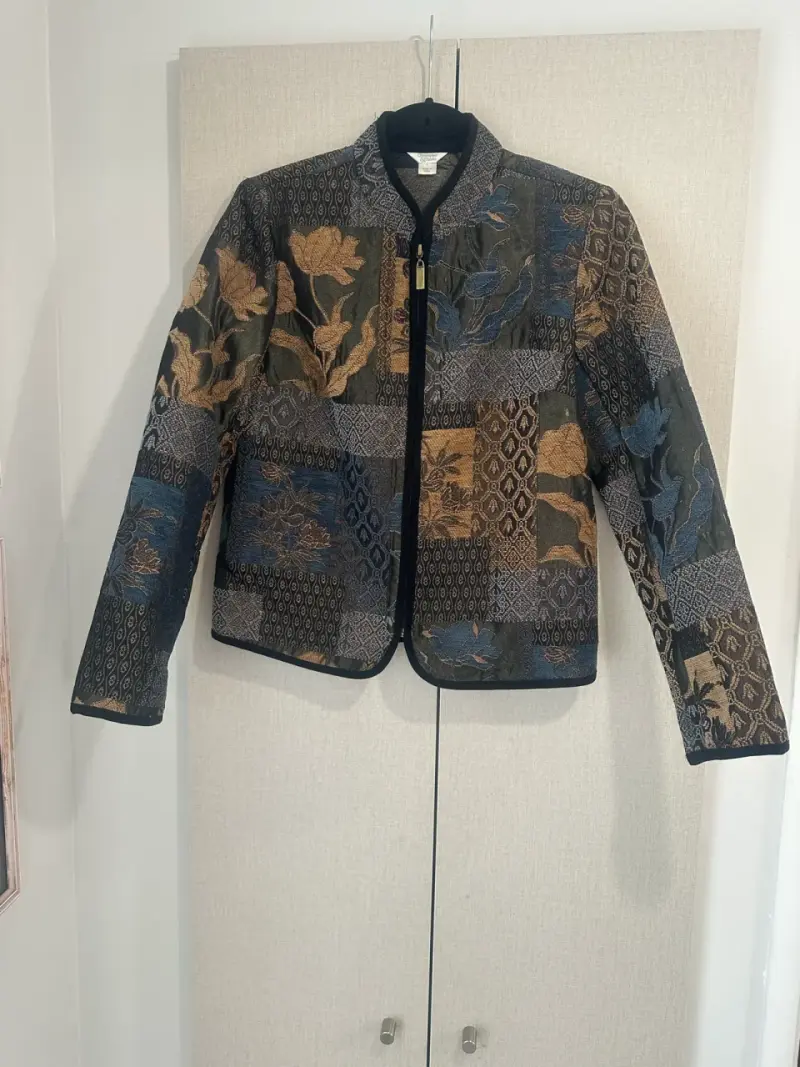 🖤Chaqueta estampada estilo patchwork🖤 - 5