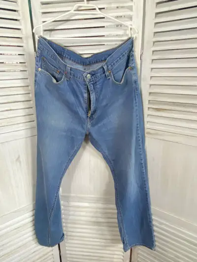 Jeans clásicos azules para hombre - miniatura 1