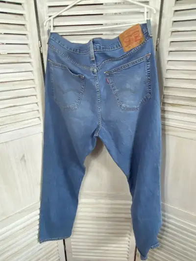 Jeans clásicos azules para hombre - miniatura 2