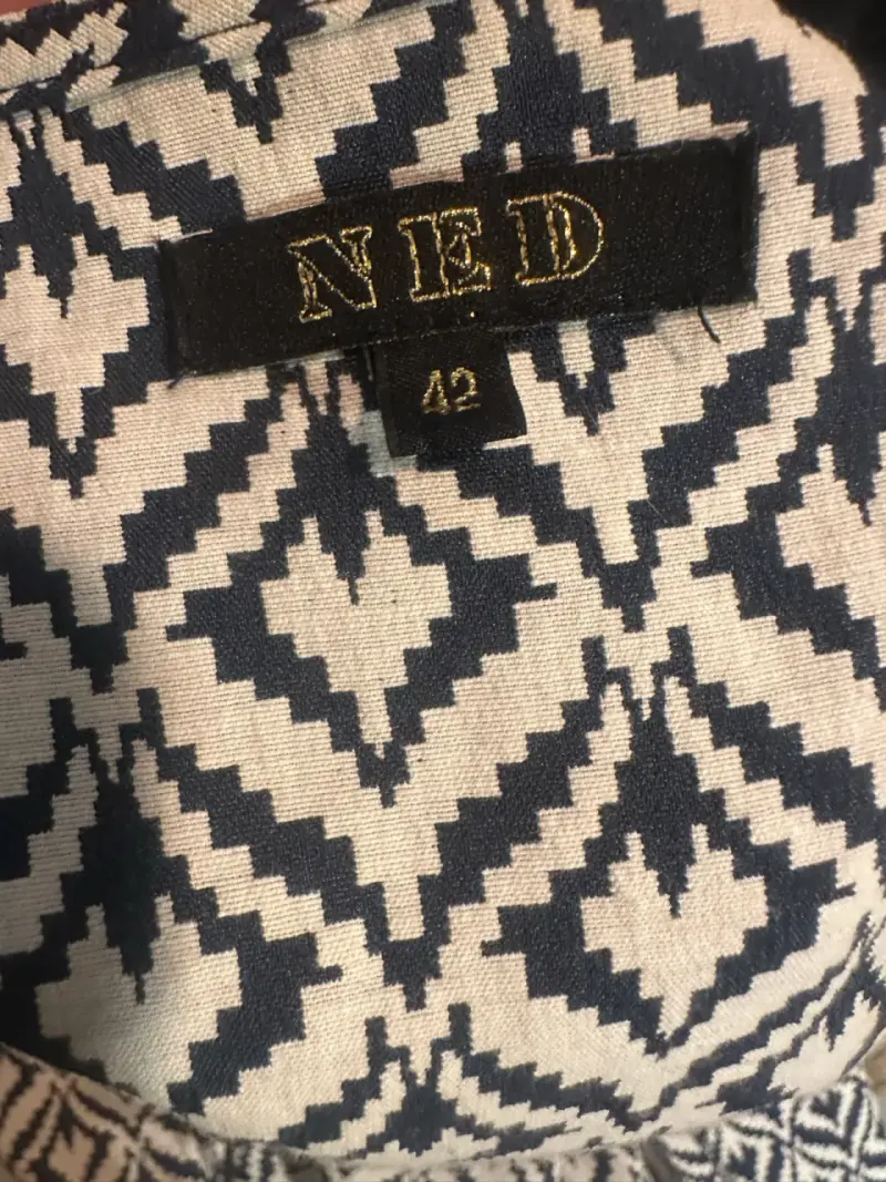 🖤Chaqueta estampada blanco y negro estilo casual🖤 - 6