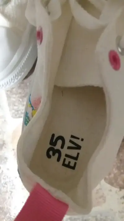 Zapatillas blancas de lona para niños - miniatura 3