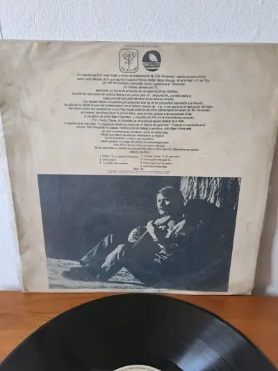 Vinilo Tito Fernández El Temucano - miniatura 3