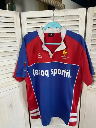 Camiseta rugby Stade Français Le Coq Sportif - miniatura 1