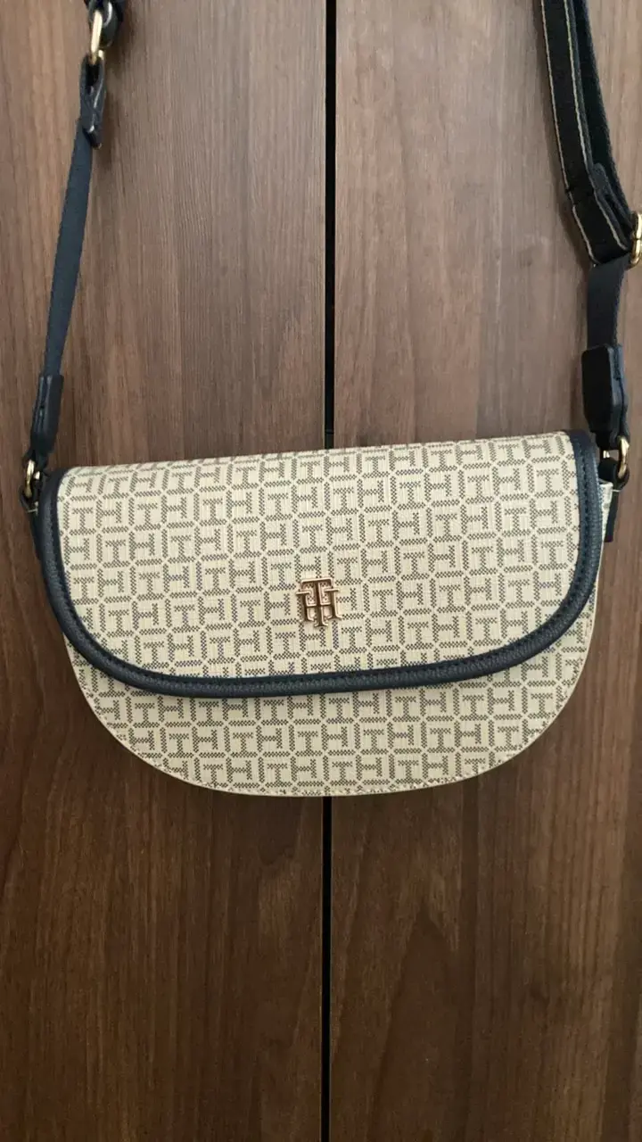Cartera cruzada Tommy Hilfiger beige - 2