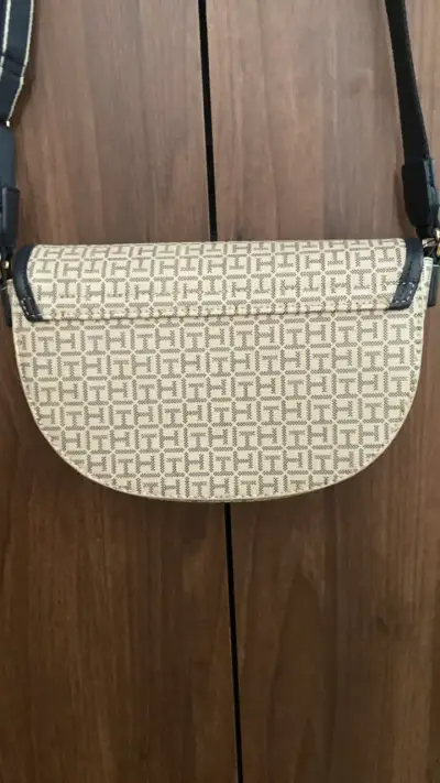 Cartera cruzada Tommy Hilfiger beige - miniatura 3