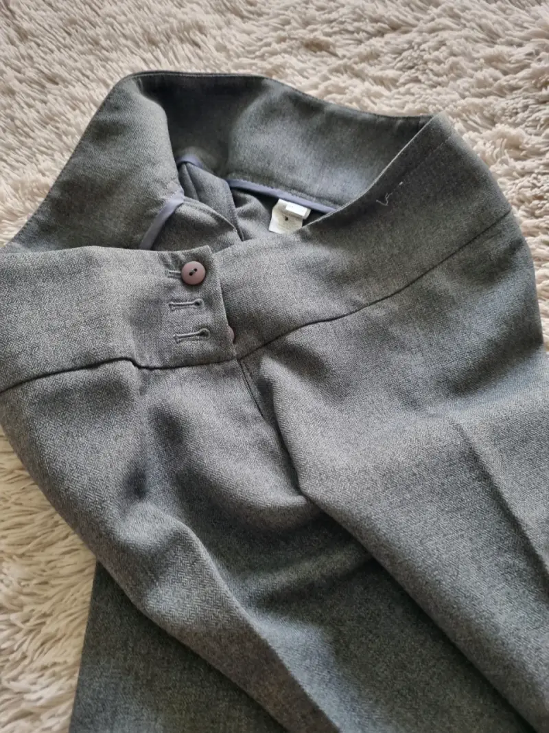 Pantalón gris de lana talla 44 - 3