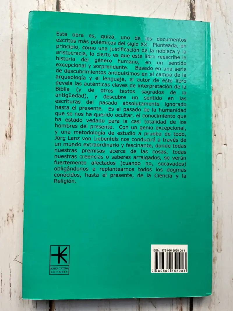 Libro 'Teozoología' de Jörg Lanz von Liebenfels - 2