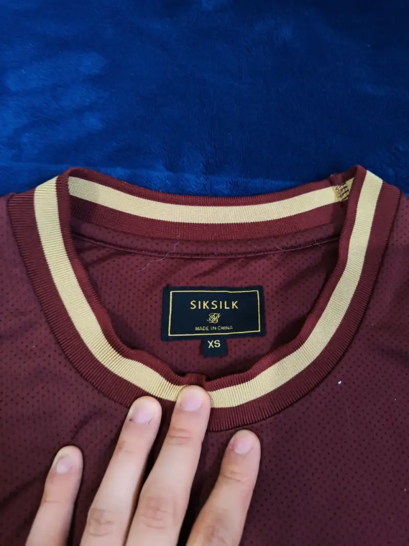 Conjunto deportivo SikSilk burdeos para hombre - 4