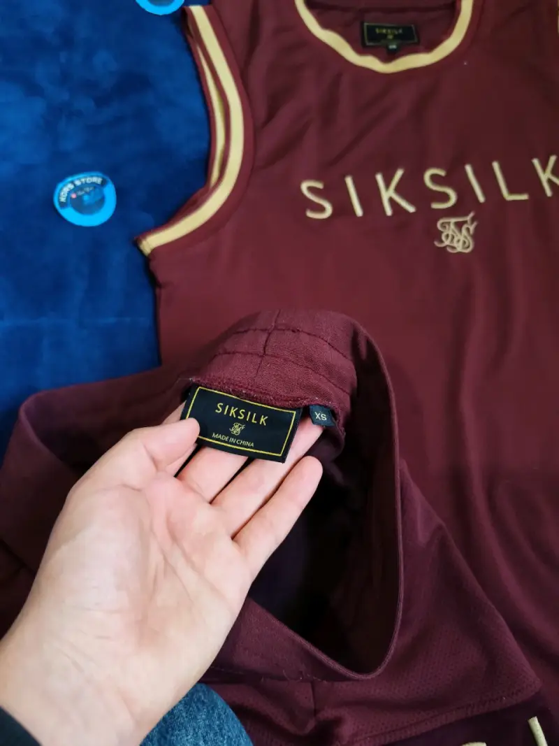Conjunto deportivo SikSilk burdeos para hombre - 5
