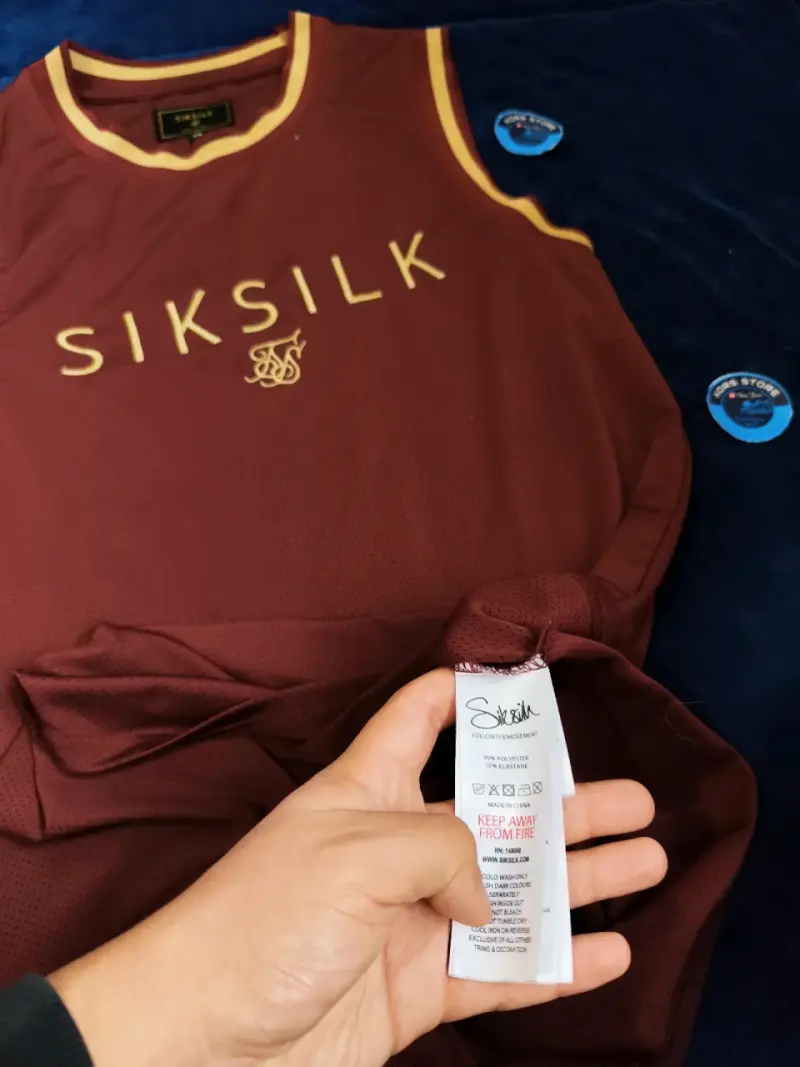 Conjunto deportivo SikSilk burdeos para hombre - 6