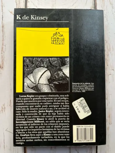 Libro 'K de Kinsey' de Sue Grafton - miniatura 3