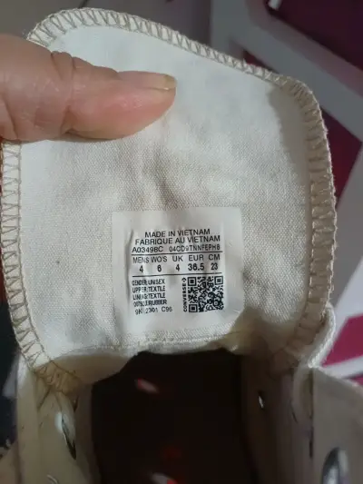 Zapatillas altas beige estilo casual - miniatura 3