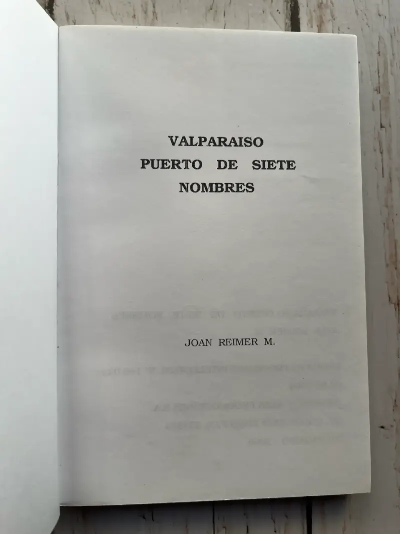 Libro Valparaíso Puerto de Siete Nombres - 3