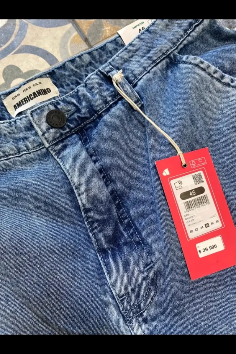 Jeans azul Americano talla 46 baggy anchos