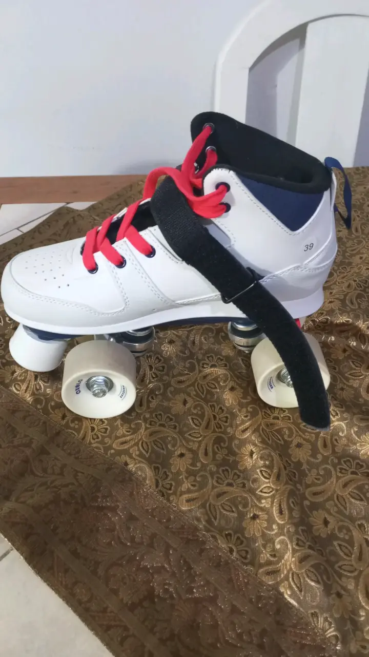 Patines de cuatro ruedas Decathlon blancos - 2