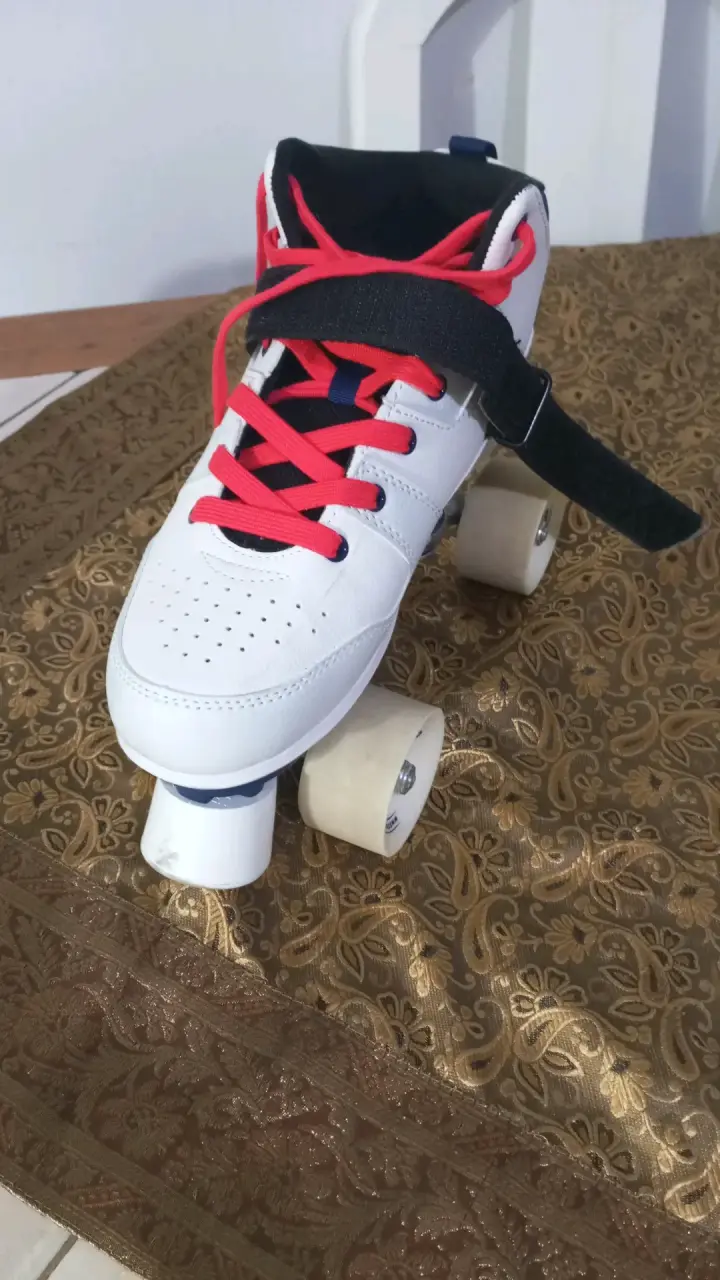 Patines de cuatro ruedas Decathlon blancos - 3