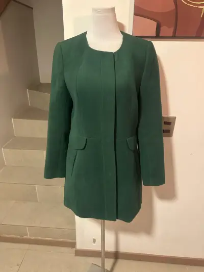 🖤Abrigo verde elegante para mujer🖤 - miniatura 1