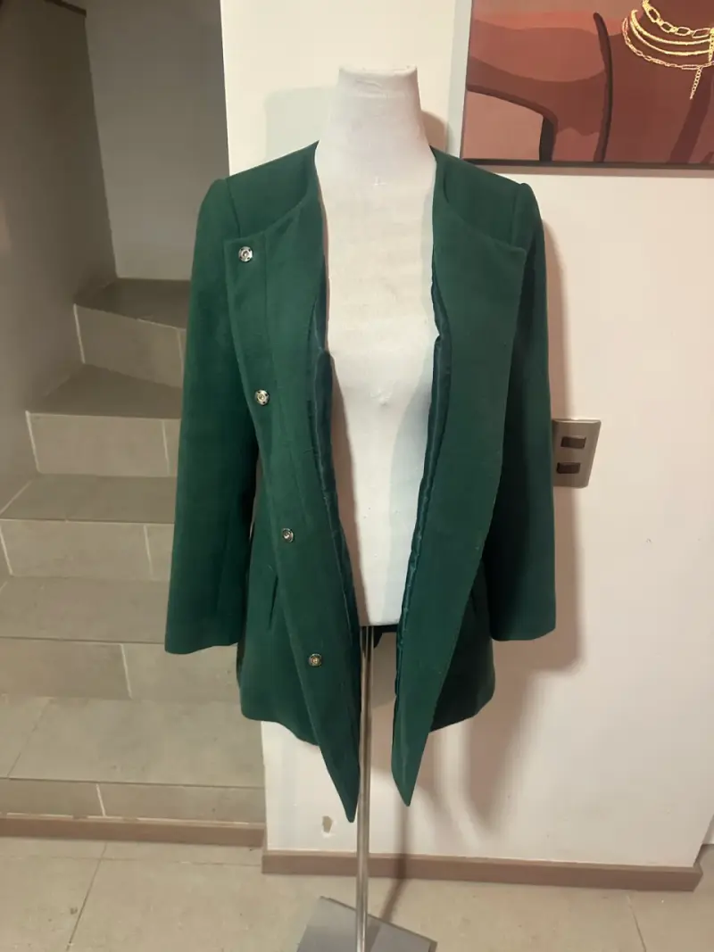 🖤Abrigo verde elegante para mujer🖤 - 2