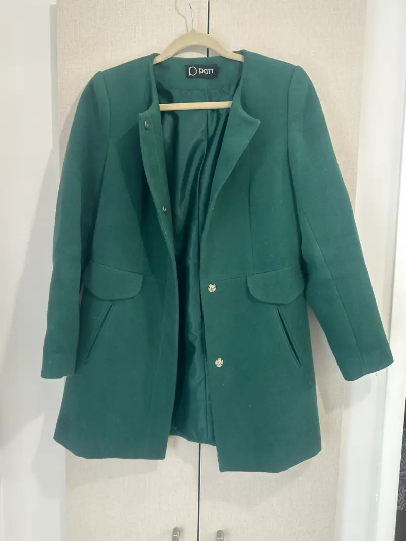 🖤Abrigo verde elegante para mujer🖤 - 3
