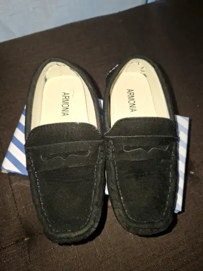 Mocasines negros de gamuza Armonia - miniatura 1