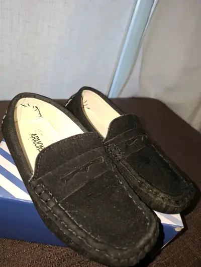 Mocasines negros de gamuza Armonia - miniatura 2