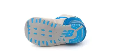 Zapatillas de bebé New Balance grises y azules - miniatura 2