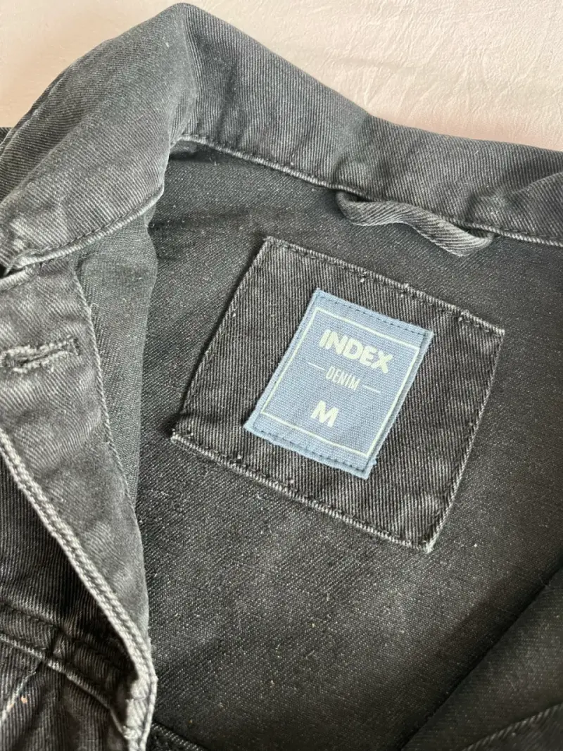 Chaqueta de mezclilla negra index - 5