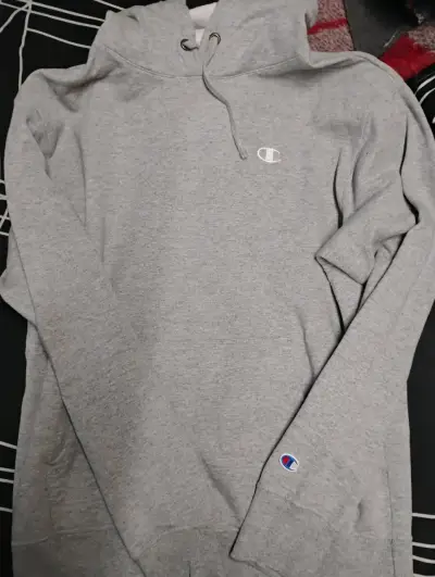 Polerón con capucha gris Champion - miniatura 1