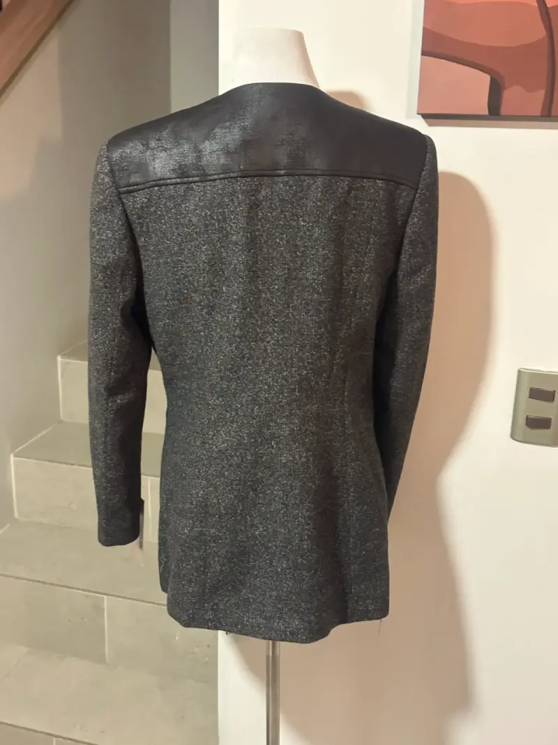 🖤Abrigo o blazer largo gris🖤 - 2