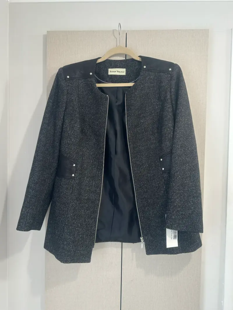 🖤Abrigo o blazer largo gris🖤 - 5