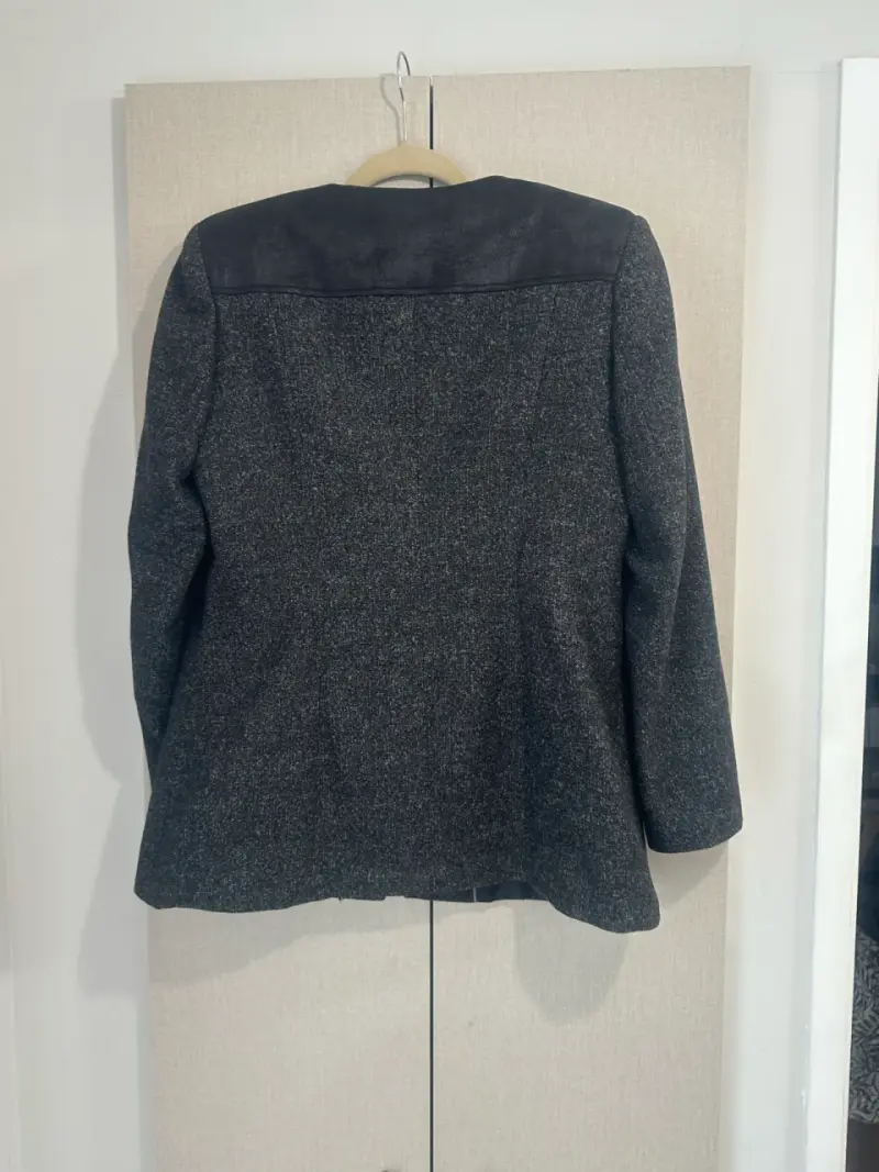 🖤Abrigo o blazer largo gris🖤 - 6