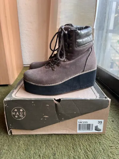 Botas de montaña impermeables marrones - miniatura 4