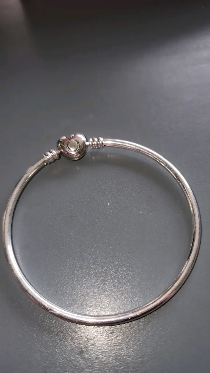 Pulsera de plata Pandora con cierre de corazón - 2