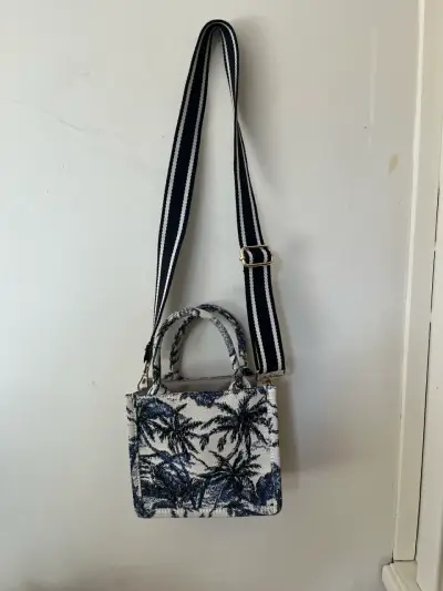 Bolso de mano estampado palmeras - miniatura 1
