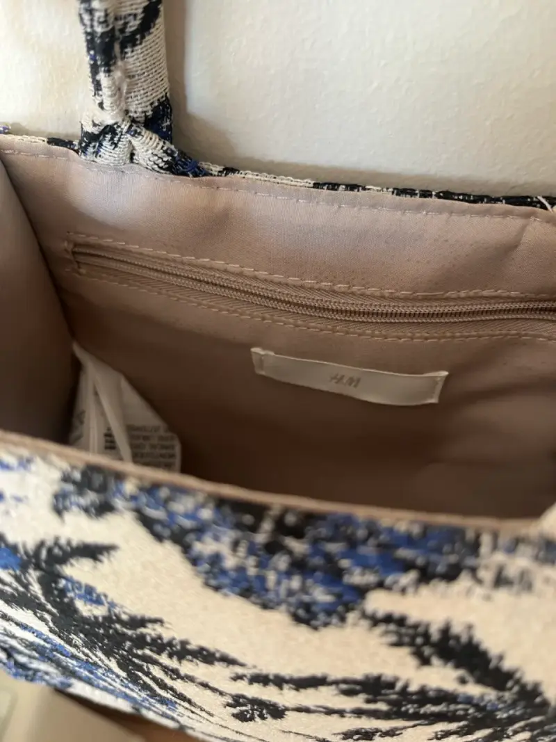 Bolso de mano estampado palmeras - 2