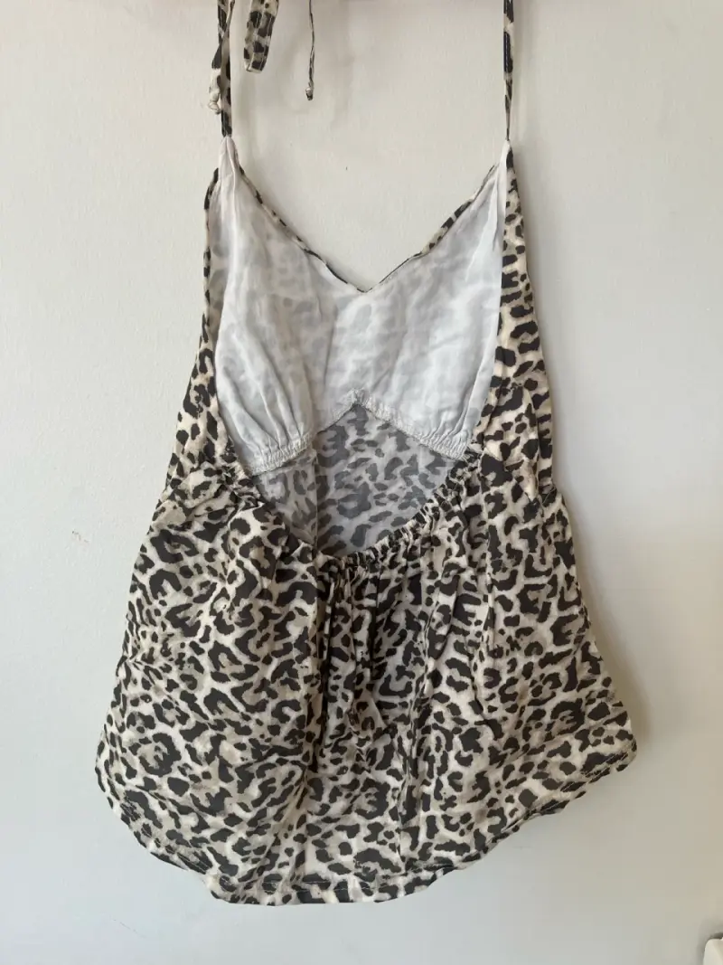 Blusa de tirantes estampado animal print - 2