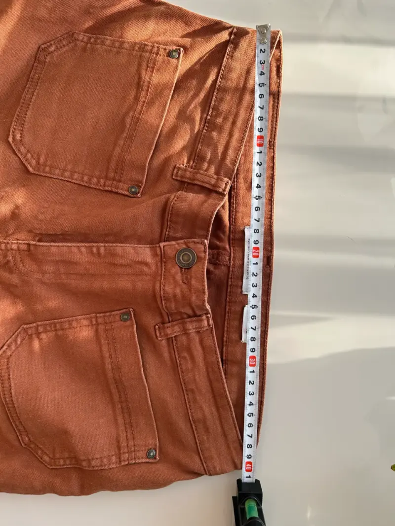 Pantalones Basement flare color terracota - 5