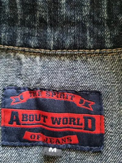 Chaqueta de mezclilla azul para mujer - miniatura 3