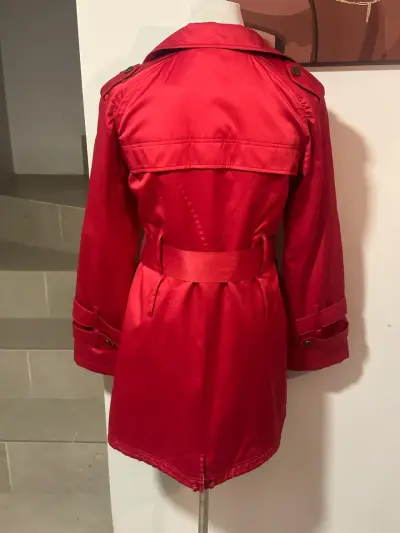 🖤Trench Coat Rojo con cinturón -Ash🖤 - miniatura 2