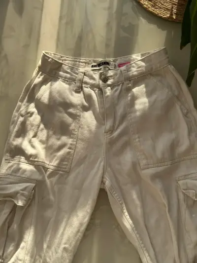 Pantalones cargo blanco Americanino - miniatura 1
