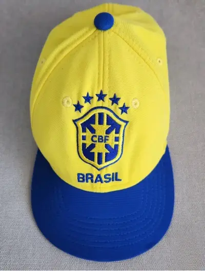 Gorra Brasil CBF amarilla y azul - miniatura 2