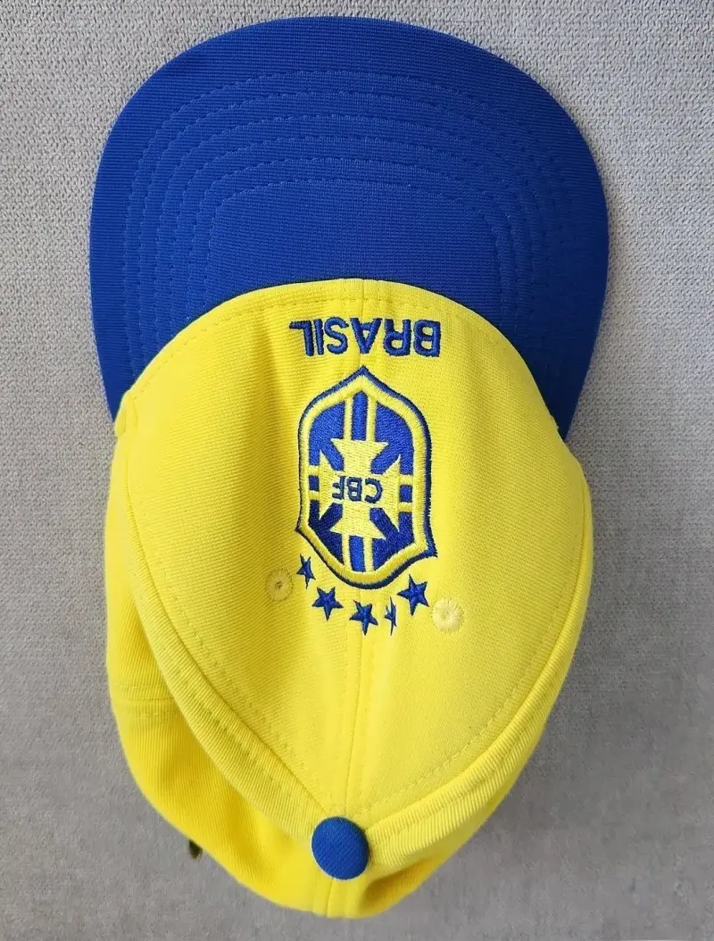 Gorra Brasil CBF amarilla y azul - 6