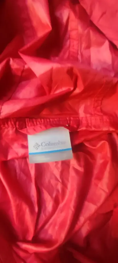 Chaqueta cortaviento Columbia color 🍉 y blanca - miniatura 2