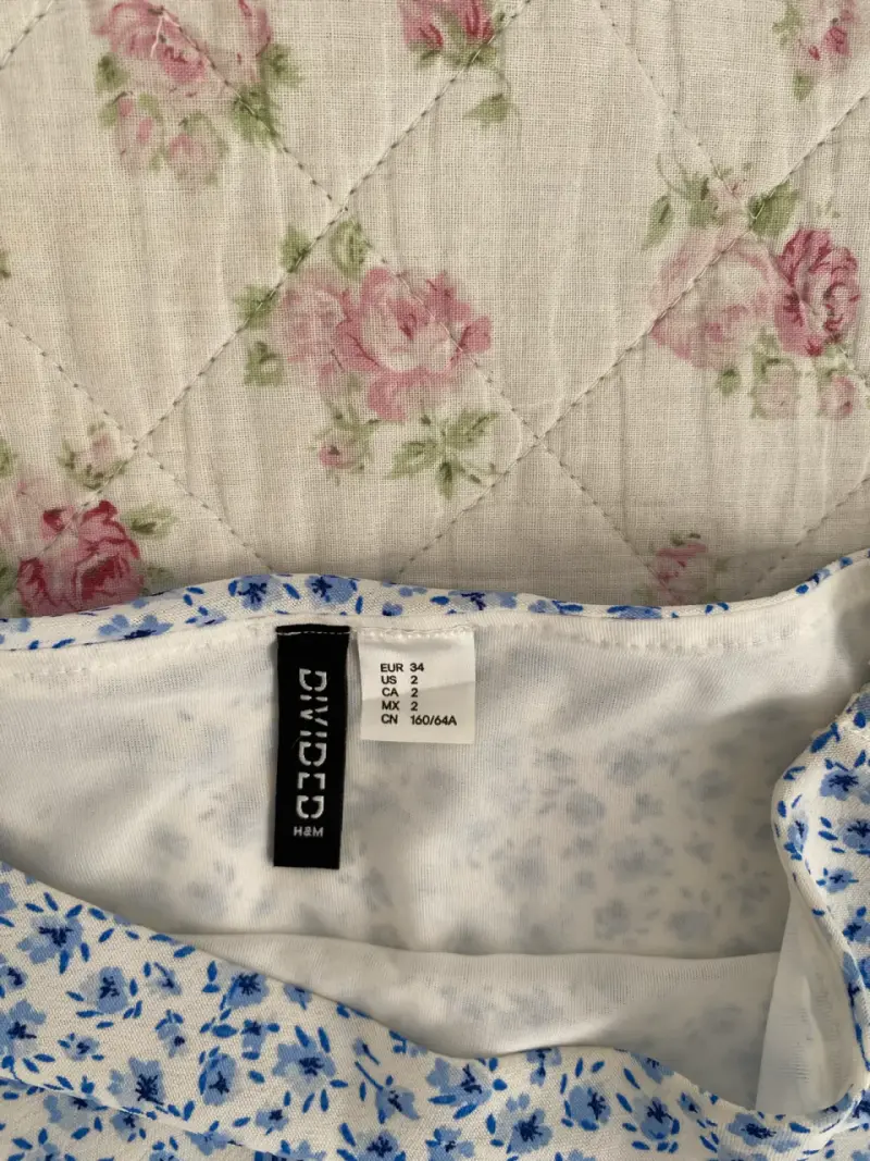 falda floreada h&m - 2